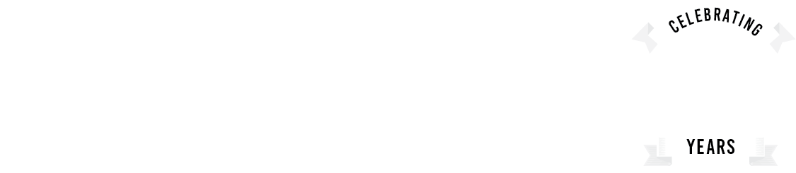 RCCS 25 Year White Logo